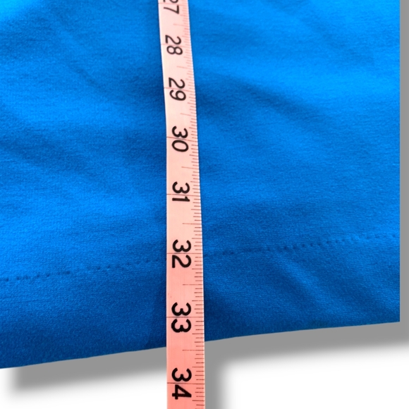 DEREK LAM Blue/Black Colorblock Bodycon Cotton Knit Sheath Dress, size M - Picture 9 of 9